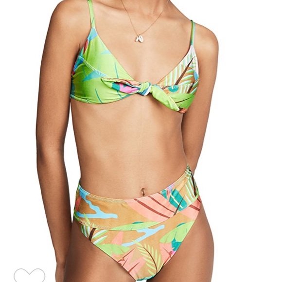 NWT Farm Rio Anthropologie Floral Bikini XS - Picture 2 of 8